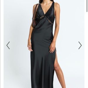 NWT Black Maxi Lioness Dress